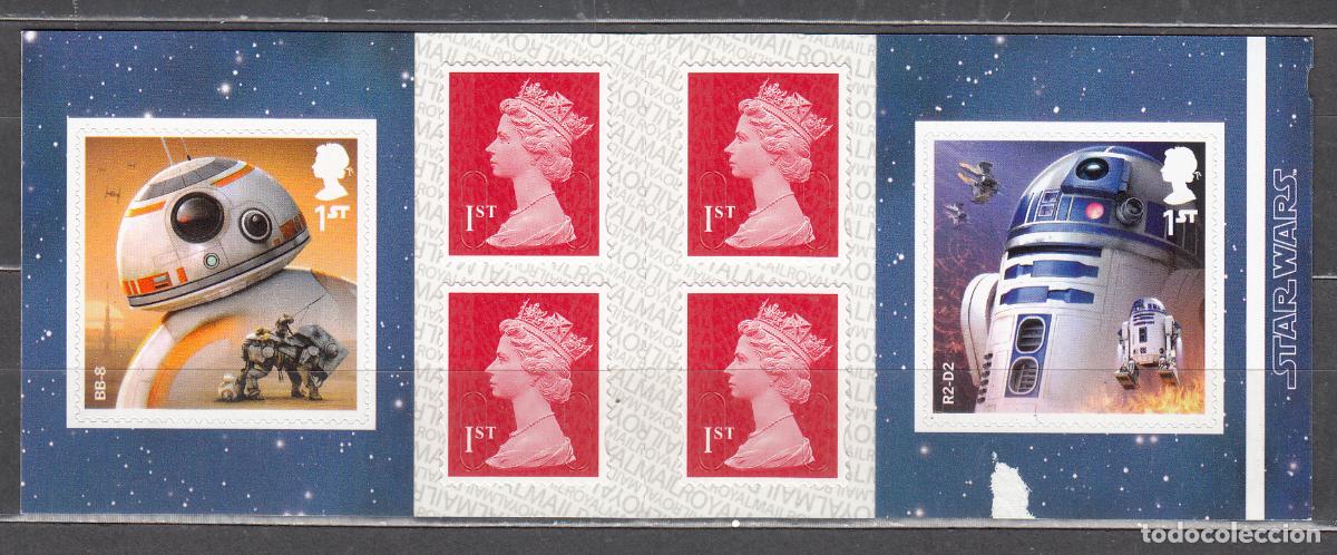 Briefmarken: Gran Breta&ntilde;a - Correo 2017 Yvert 4513 Carnet ** Mnh Cine Star Wars