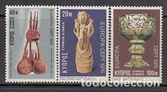 Briefmarken: Chipre - Correo 1976 Yvert 429/31 ** Mnh Europa