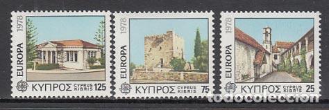 Briefmarken: Chipre - Correo 1978 Yvert 479/81 ** Mnh Europa