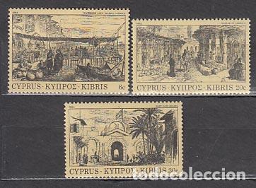 Francobolli: Chipre - Correo 1984 Yvert 603/5 ** Mnh