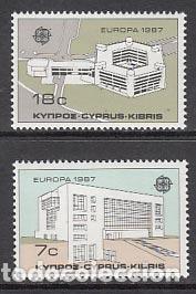 Francobolli: Chipre - Correo 1987 Yvert 677/8 ** Mnh Europa