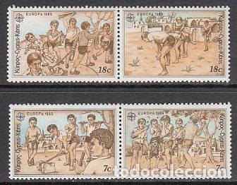 Francobolli: Chipre - Correo 1989 Yvert 712/5 ** Mnh Europa
