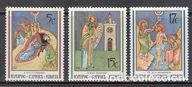 Francobolli: Chipre - Correo 1991 Yvert 780/2 ** Mnh Navidad