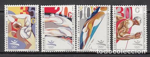 Francobolli: Chipre - Correo 1992 Yvert 783/6 ** Mnh Juegos Olimpicos de Barcelona