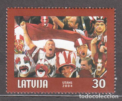Francobolli: Letonia - Correo 2003 Yvert 580 ** Mnh Depaortes hockey