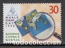 Francobolli: Chipre - Correo 1998 Yvert 924 ** Mnh Dia Mundial del Sello