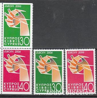 Stamps: Chipre - Correo 2006 Yvert 1085/6+1085/6a ** Mnh Europa