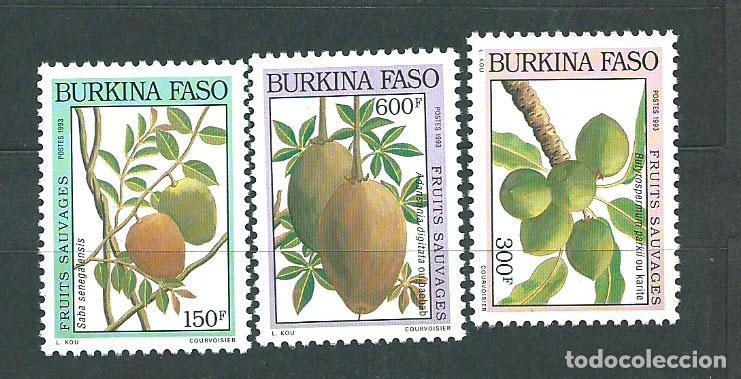 Stamps: Burkina Faso - Correo Yvert 872/4 ** Mnh Flora