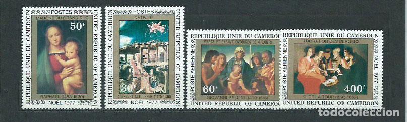 Selos: Camerun - Correo Yvert 617/8+A.276/7 ** Mn Navidad