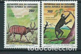 Timbres: Camerun - Correo Yvert 698/9 ** Mnh Fauna