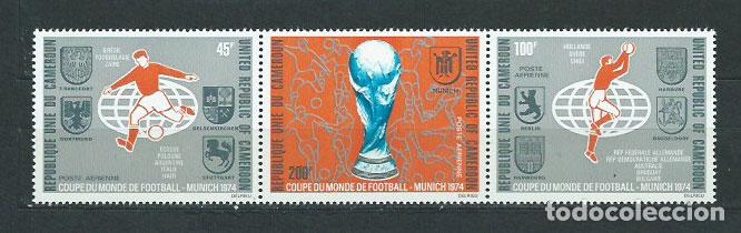 Stamps: Camerun - Aereo Yvert 227/9A ** Mnh Deportes f&uacute;tbol