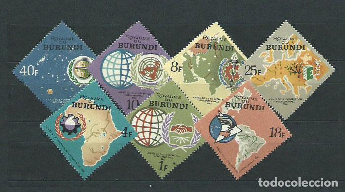 Sellos: Burundi - Correo Yvert 161/67 ** Mnh
