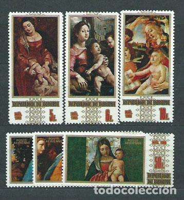 Sellos: Burundi - Correo Yvert 342/44+A.117/19 ** Mnh Navidad