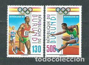 Sellos: Burundi - Correo Yvert 980/1 ** Mnh Olimpiadas de Barcelona