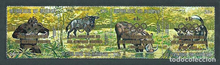Briefmarken: Burundi - Aereo Yvert 227/30 ** Mnh Fauna