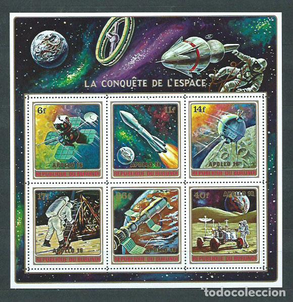 Briefmarken: Burundi - Hojas Yvert 55 ** Mnh Astro