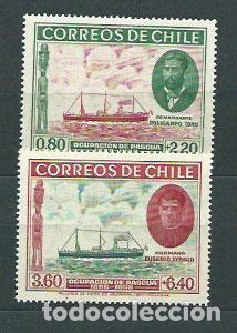 Briefmarken: Chile - Correo 1940 Yvert 178/179 ** Mnh Barcos