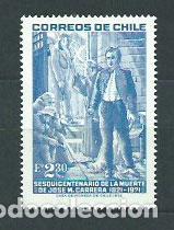Sellos: Chile - Correo 1972 Yvert 397 ** Mnh Personaje