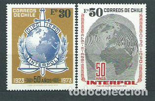 Sellos: Chile - Correo 1973 Yvert 402/3 ** Mnh