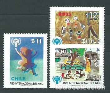 Sellos: Chile - Correo 1979 Yvert 524/6 ** Mnh
