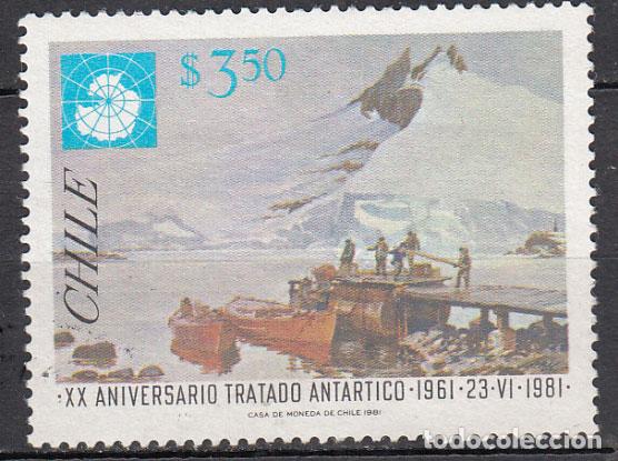 Sellos: Chile - Correo 1981 Yvert 566 ** Mnh Tratado Antartico