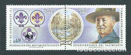 Sellos: Chile - Correo 1982 Yvert 597/8 ** Mnh Boy Scouts