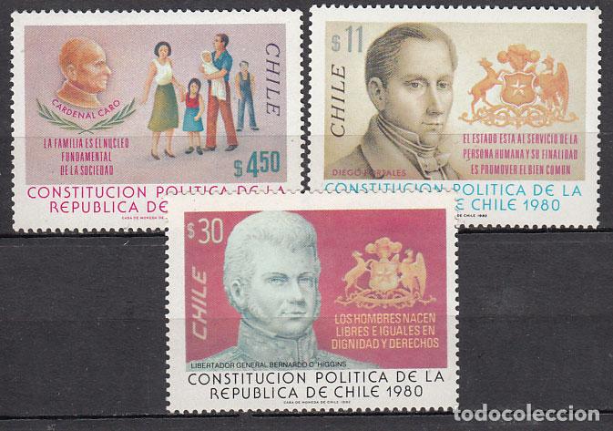 Sellos: Chile - Correo 1982 Yvert 590/2 ** Mnh Personjes