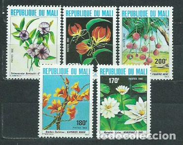 Sellos: Mali - Correo Yvert 441/5 ** Mnh Flores