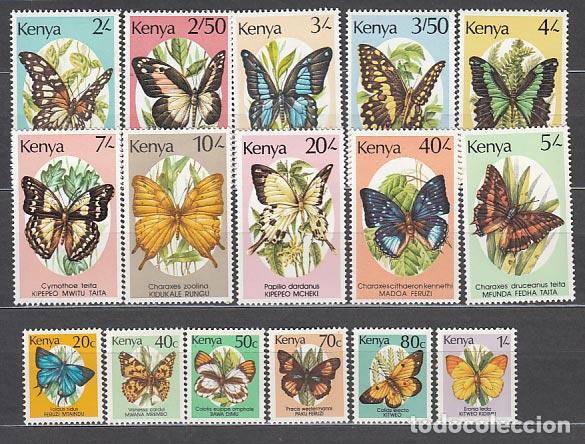 Sellos: Kenya - Correo Yvert 411/26 ** Mnh Flores