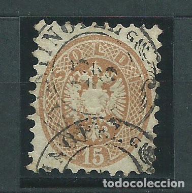 Stamps: Italia Antiguos Estados - Lombardo Venecia Correo Yvert 27 usado