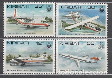 Stamps: Kiribati - Correo Yvert 78/81 ** Mnh Aviones