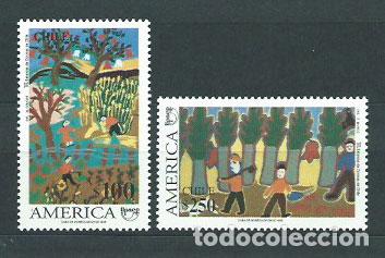 Stamps: Chile - Correo 1995 Yvert 1273/4 ** Mnh Upaep