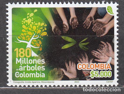Stamps: Colombia Correo 2022 Yvert 2507 ** Mnh Arboles