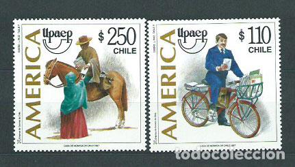 Stamps: Chile - Correo 1997 Yvert 1428/9 ** Mnh Upaep