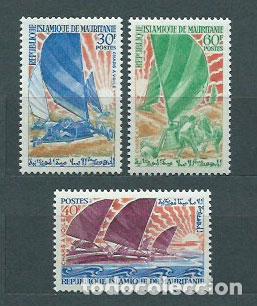 Stamps: Mauritania - Correo Yvert 253/5 ** Mnh Barcos