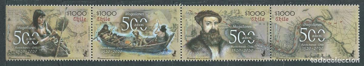 Stamps: Chile Correo 2020 Yvert 2161/64 ** Mnh Magallanes - Barco