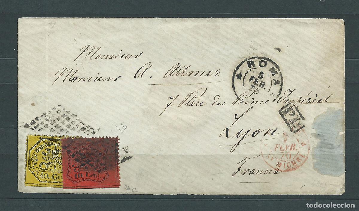 Stamps: Italia Antiguos Estados - Estado de la lglesia Correo Yvert 22-24 usado