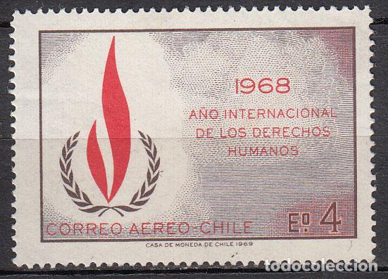 Stamps: Chile Aereo Yvert 229 ** Mnh Derechos humanos