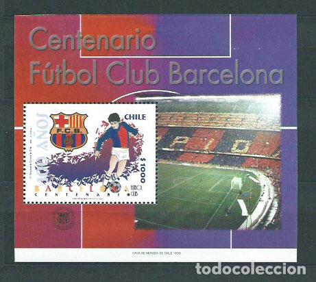 Stamps: Chile Hojas Yvert 58 ** Mnh Deportes. F&uacute;tbol