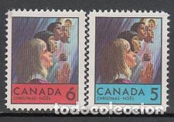 Sellos: Canada - Correo 1969 Yvert 417/8 ** Mnh Navidad