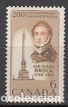 Sellos: Canada - Correo 1969 Yvert 420 ** Mnh Personaje