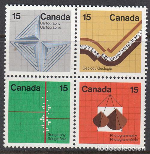 Sellos: Canada - Correo 1970 Yvert 485/8 ** Mnh