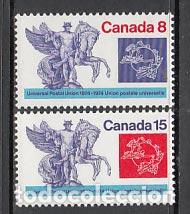 Sellos: Canada - Correo 1974 Yvert 548/9 ** Mnh Upu
