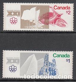 Selos: Canada - Correo 1976 Yvert 598/9 ** Mnh Deportes. Juegos Olimpicos de Montreal