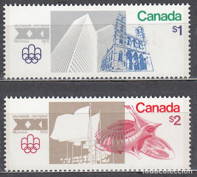 Selos: Canada - Correo 1976 Yvert 598/9 * Mh Deportes. Juegos Olimpicos de Montreal