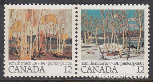 Selos: Canada - Correo 1977 Yvert 632/3 ** Mnh Pinturas