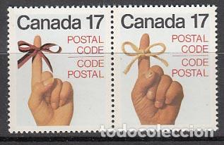 Selos: Canada - Correo 1979 Yvert 701/2 ** Mnh C&oacute;digo Postal