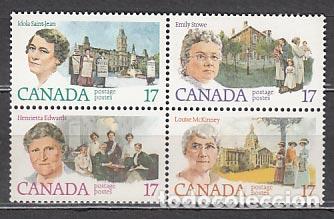 Selos: Canada - Correo 1981 Yvert 758/61 ** Mnh Personajes