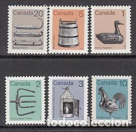 Selos: Canada - Correo 1982 Yvert 818/23 ** Mnh