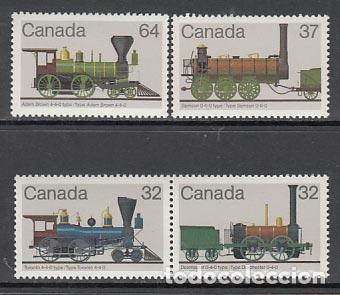 Selos: Canada - Correo 1983 Yvert 857/60 ** Mnh Trenes